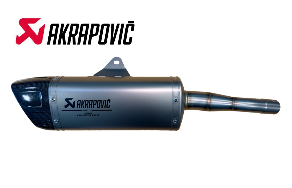 Italjet Dragster 300 Akrapovič Racing Muffler Slip-On – Italjet