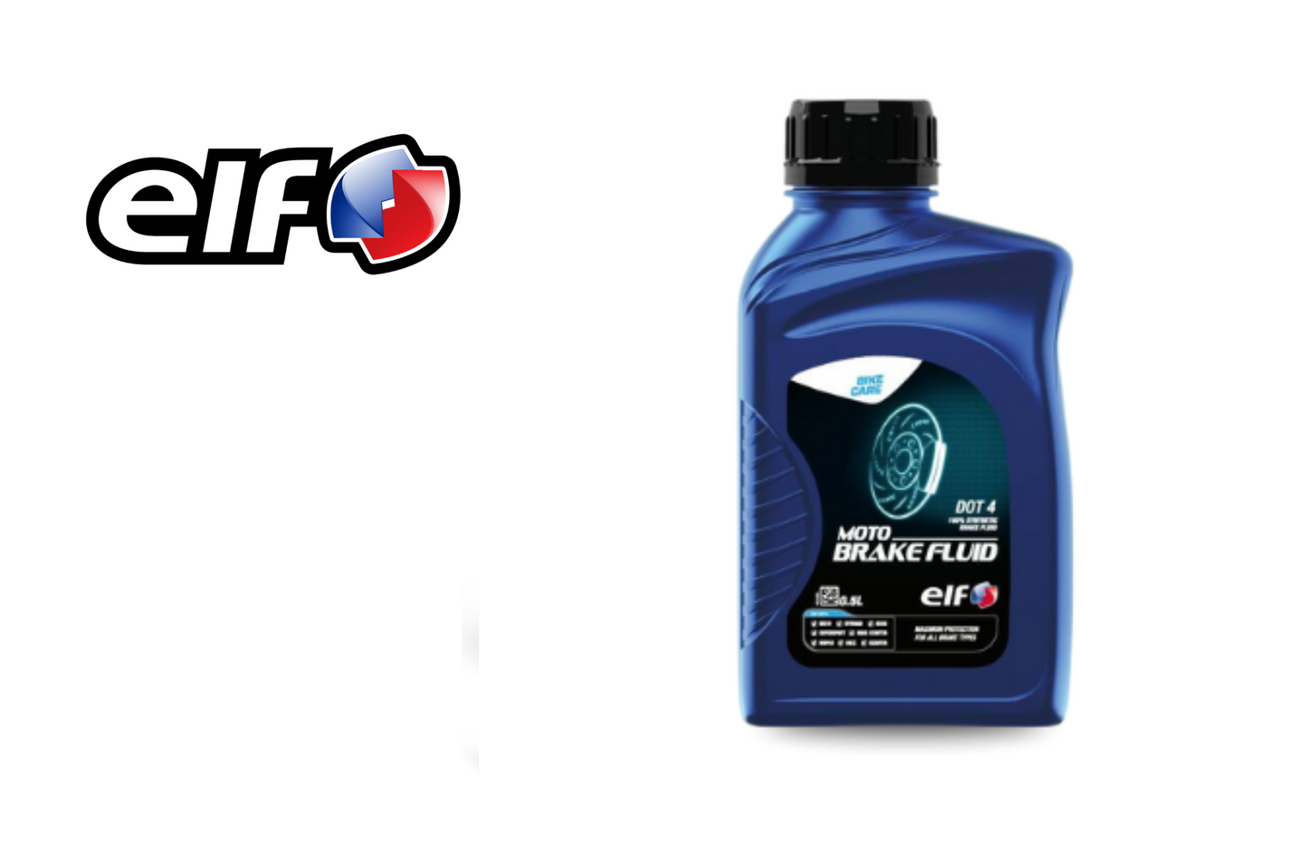 ELF MOTO BRAKE FLUID DOT 4, 0.5L