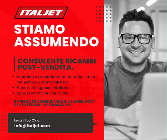 Lavora con Italjet: Unisciti a noi come Esperto Consulente Post-Vendita!