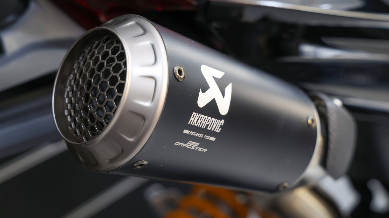 Akrapovič Homologierter Schalldämpfer für <tc>Italjet</tc> Dragster 459