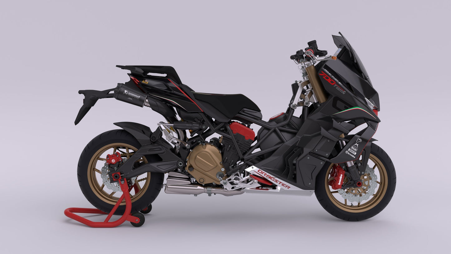 Italjet Dragster 700 Twin Limited Edition Build Number 202/700