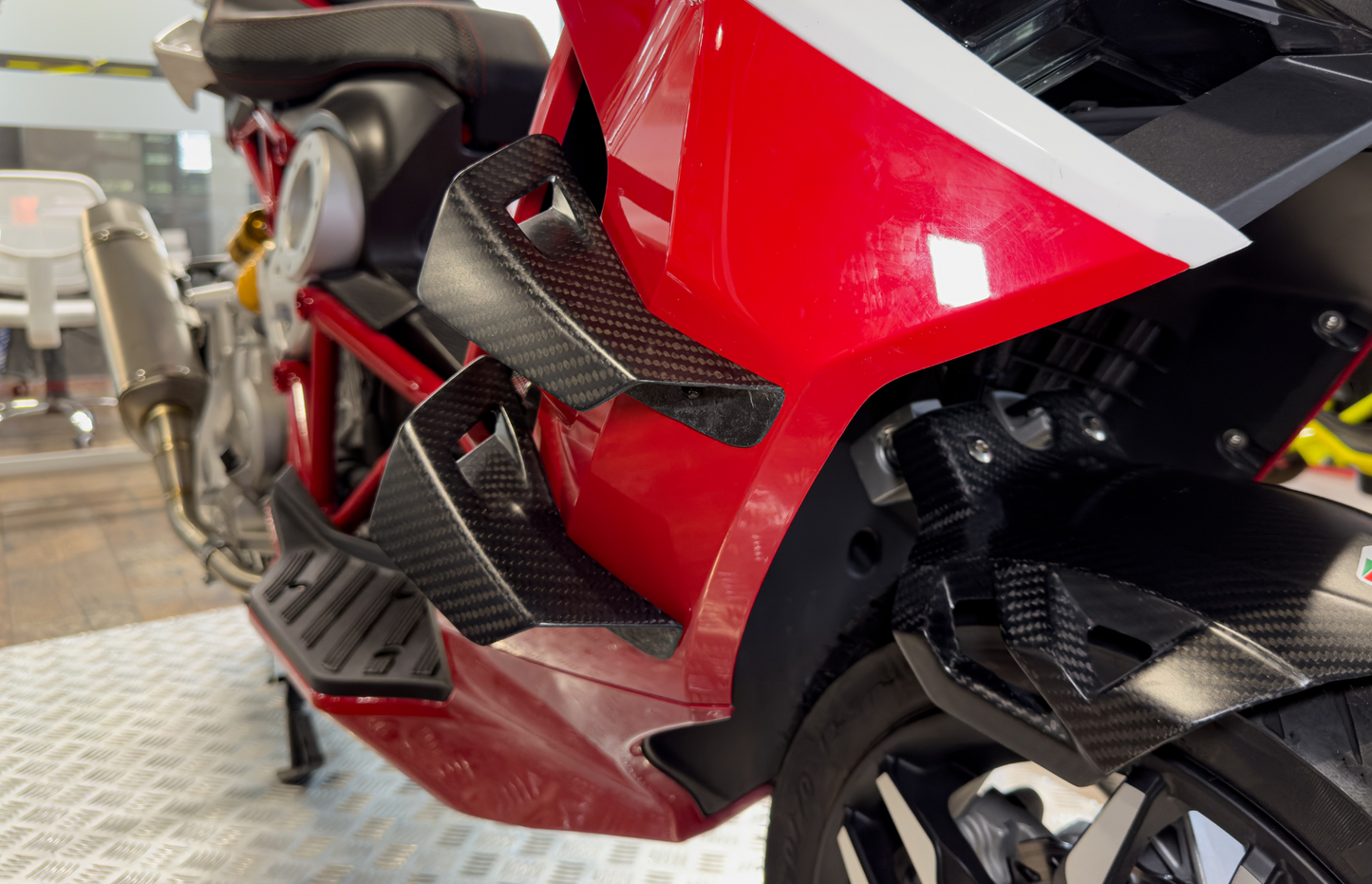 Italjet Dragster 125/200/300 Carbon Aero Wing Kit - 8640730