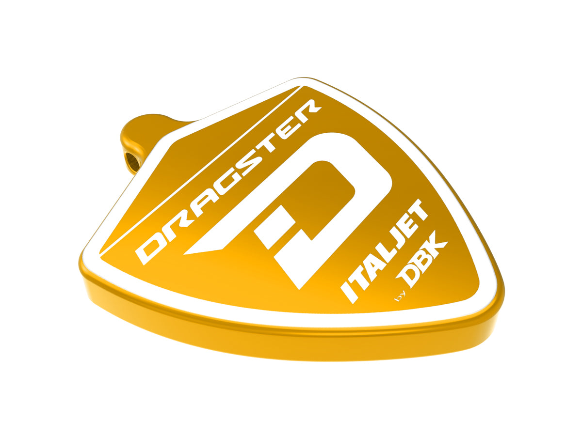 DBK CNC Spare Key for Quick Release Fuel Cap & Premium Keyring – Italjet Dragster 459/700