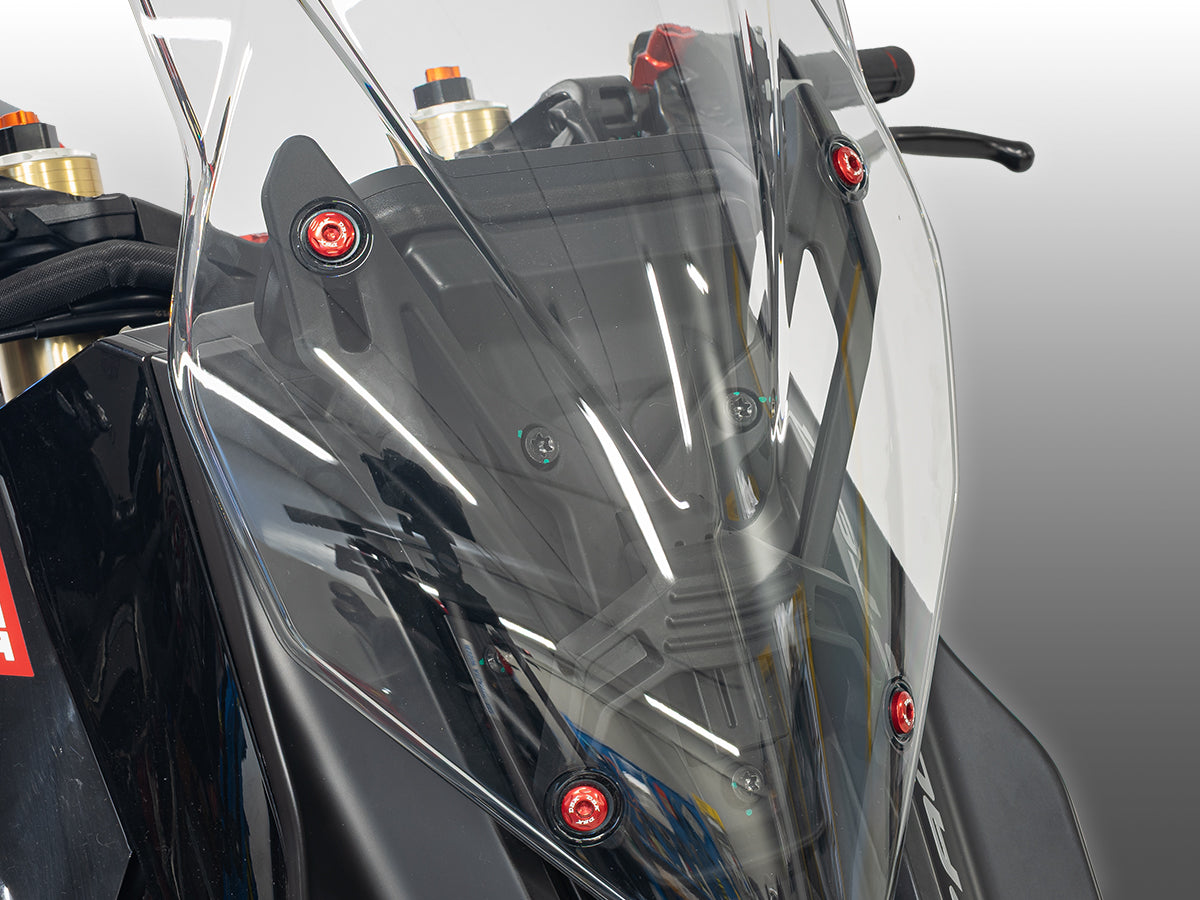 DBK CNC Windschutzscheiben-Verschönerungsschraubensatz für <tc>Italjet</tc> Dragster 459/700