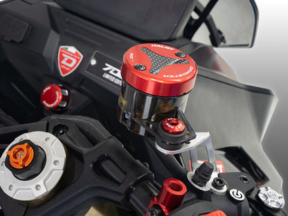 DBK CNC Zierschraube für vorderen Bremsflüssigkeitsbehälter <tc>Italjet</tc> Dragster 459/700