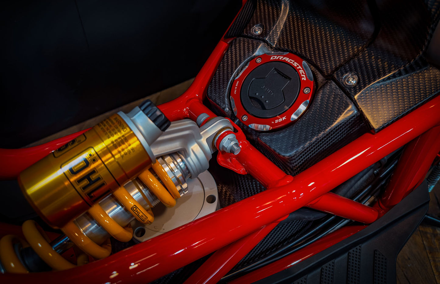 Carbon Fibre Fuel Tank for Italjet Dragster 125/200/300