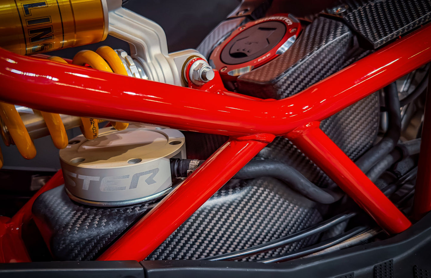 Carbon Fibre Fuel Tank for Italjet Dragster 125/200/300